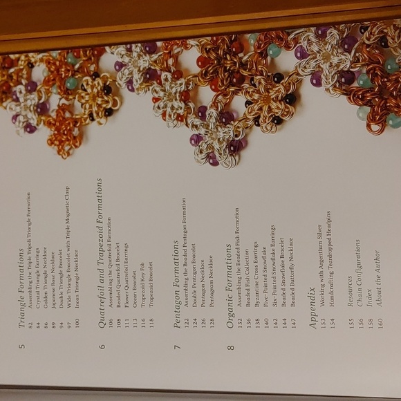 💚Chain and Bead Jewelry Geometric Connections Book - Picture 4 of 7